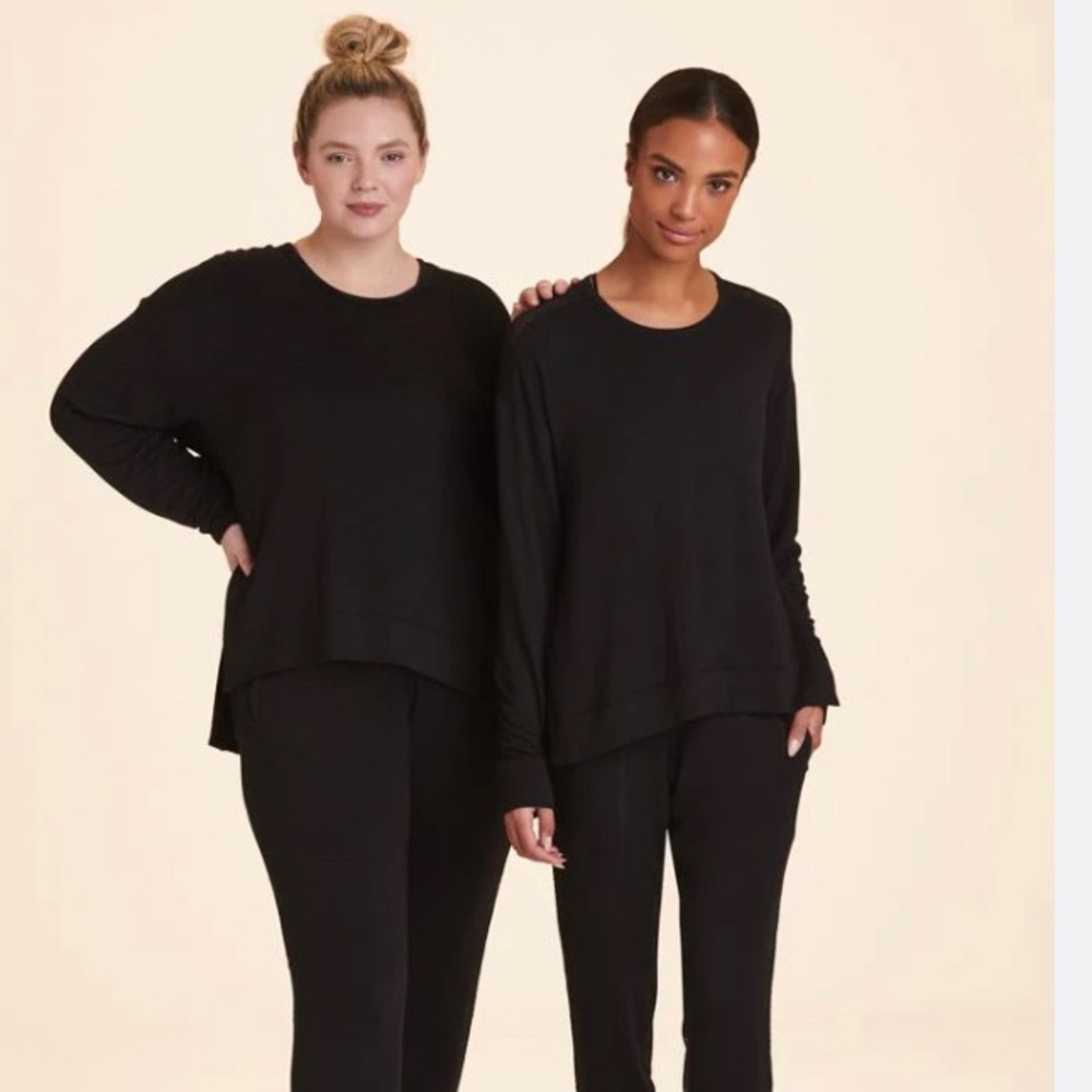 ALALA Heron Sweatshirt in Black Size Large FB-TO64